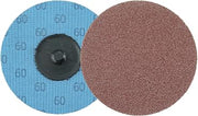 Weiler 60134 Tiger 3" Diameter, 60 Grit, Aluminum Oxide, Cloth Backing, Plastic Button Style Blending Disc