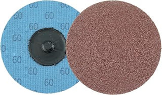 Weiler 60134 Tiger 3" Diameter, 60 Grit, Aluminum Oxide, Cloth Backing, Plastic Button Style Blending Disc