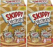 SKIPPY Natural Creamy Peanut Butter Spread Individual Squeeze Packs,1.15 Ounce,(Pack of 128)