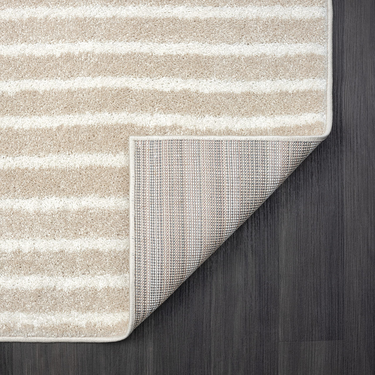 Area Rug for Living Room -Nuevo 9' x 12' Beige Arch Pattern Area Rug by Abani – 9' x 12' (Rectangular), Polypropylene, Cream, Model NUE150A-9