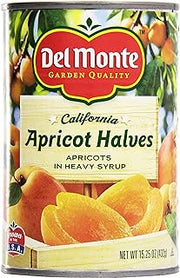 Del Monte Garden Quality Canned Apricot Halves, 15.25 Ounce
