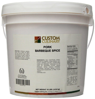 Pork Barbeque Spice by Custom Culinary – 160 Ounce (Pack of 1), Model 07636BCFPZ
