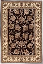 Oriental Weavers Ariana Area Rug - 117D3-8' Square - in Brown/Ivory - Vintage Inspired, Stain Resistant, Family and Pet Friendly, Dining Room Rug