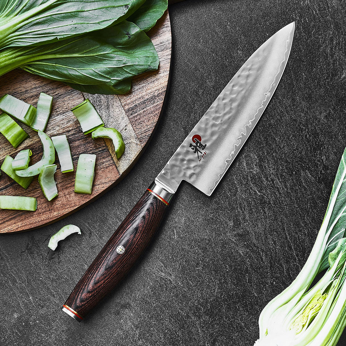 Chef's Knife by MIYABI – 6", SG2 Tsuchime Steel, Stainless Steel, Model 34073-163