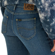 Women's Legendary Slim Straight Jean by Lee – Cotton Blend, Blue Crush, Model 112382918