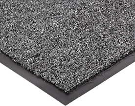137S0412GY NoTrax 137 Opera Vinyl Backed Entrance Mat | for Home or Office, 4' X 12' Gray