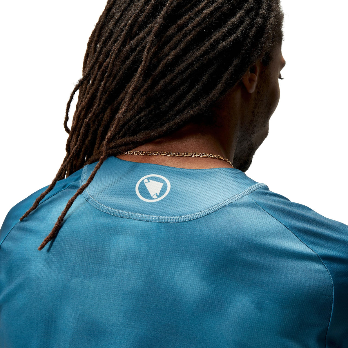 Cloud Cycling Tee Bluesteel by Endura – X-Large, Polyester, Bluesteel, Model E5105SB/6