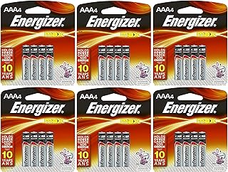 Energizer Max AAA Batteries, AAA4, 4-Count Packs - Total: 24 Batteries (6 X 4 Count Packs)