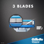 Mach3 Turbo Cartridges by Gillette – 4 Count (Pack of 1), Model 66182