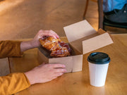 SOUTHERN CHAMPION TRAY 9" x 9" x 4" / Kraft Non-Window / Natural Bakery Take Out Containers