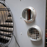 200,000 BTU Big Maxx Natural Gas Forced-Air Unit Heater by Mr. Heater – 199996, powder coated carbon steel, Grey, Model F263063