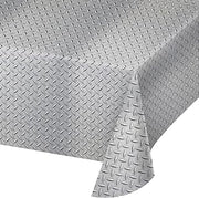 Creative Converting Diamond Plate Plastic Tablecloths, 3 ct