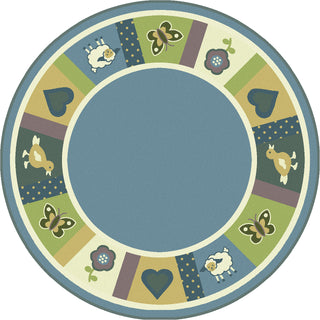 Baby Blues Rug by Joy Carpets – 13'2" (Round), Soft, Model 1537XLE-02
