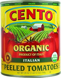Cento Organic Whole Peeled Tomatoes, 28 Ounce Cans (Pack of 12)