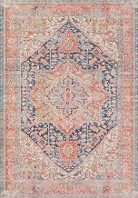 Momeni Chandler Medallion Area Rug, 2'3" X 7'6" Runner, Navy