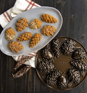 Woodland Cakelet by Nordic Ware – 2.25 Cup Capacity, 2.25 cups, Aluminum, Bronze, Model 94148