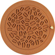 Silikomart Decor Food-Designing Silicone Mat 7.08 Inch Diameter x 0.09 Inch High, CoffeeDecor