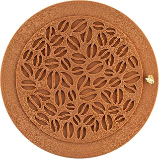 Silikomart Decor Food-Designing Silicone Mat 7.08 Inch Diameter x 0.09 Inch High, CoffeeDecor