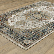Oriental Weavers 6" x 5'3" / Beige/ Blue / Modern Drop Cloths & Plastic Sheeting