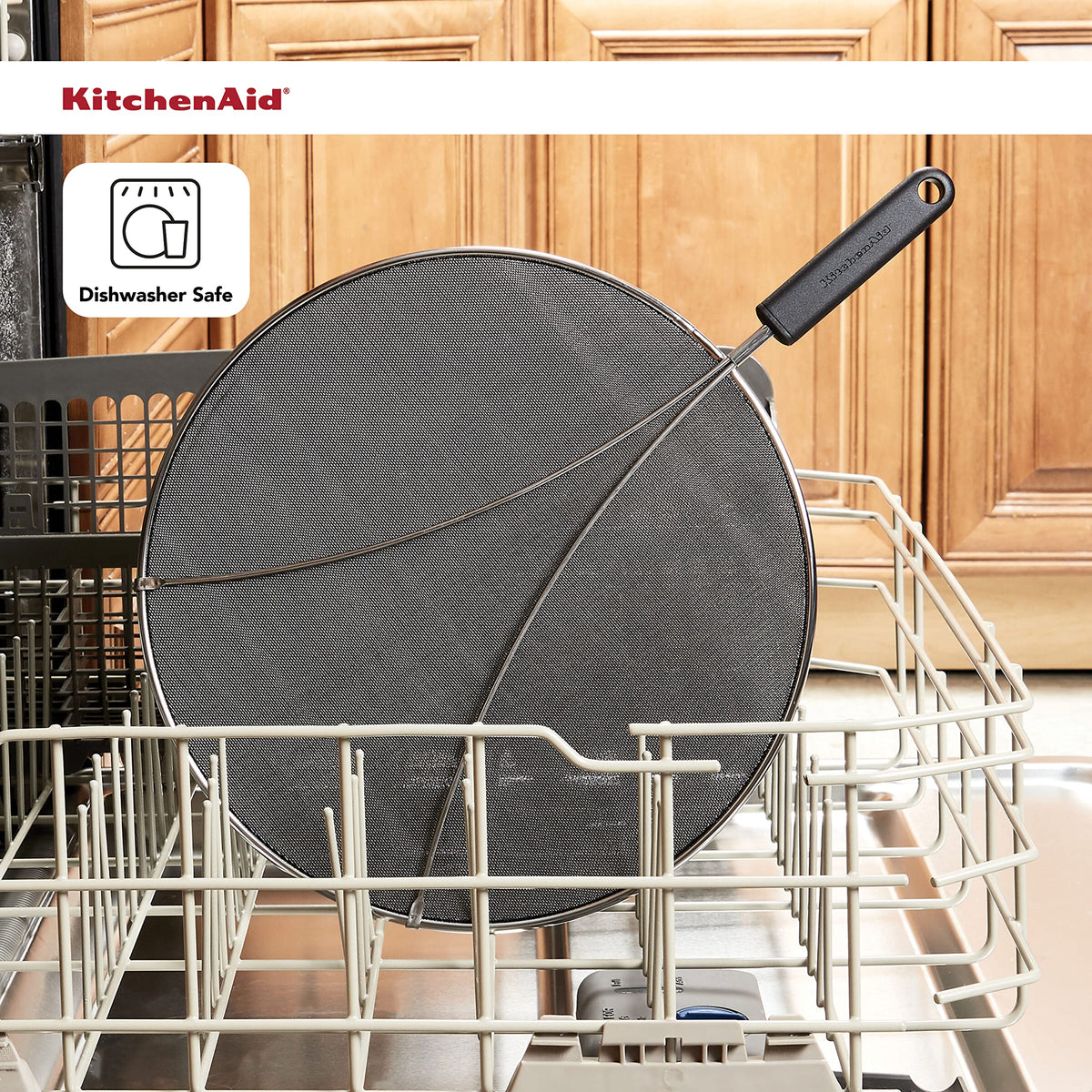 KitchenAid Black / 13 inches / Modern Splatter Screens
