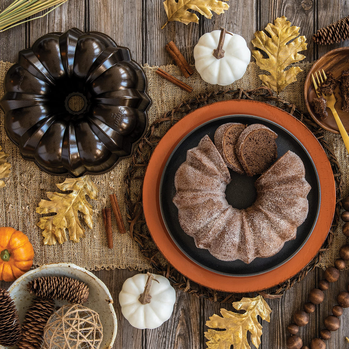Nordic Ware Bronze / 12-Cup (Pack of 3) / 1 Bundt Pans