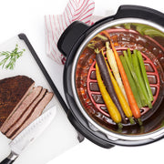 OXO Roasting Rack / Silicone Pressure Cooker Rack / Red Cookware Accessories
