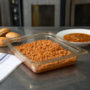High Heat Food Pan by Carlisle FoodService Products – Half Size, 3.6 quarts, Amber, Model 10420B13