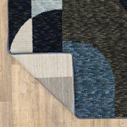 Strada / STR by Oriental Weavers – 5'3" x 7'3", Nylon, Blue/ Grey, Model SSTR03160230ST