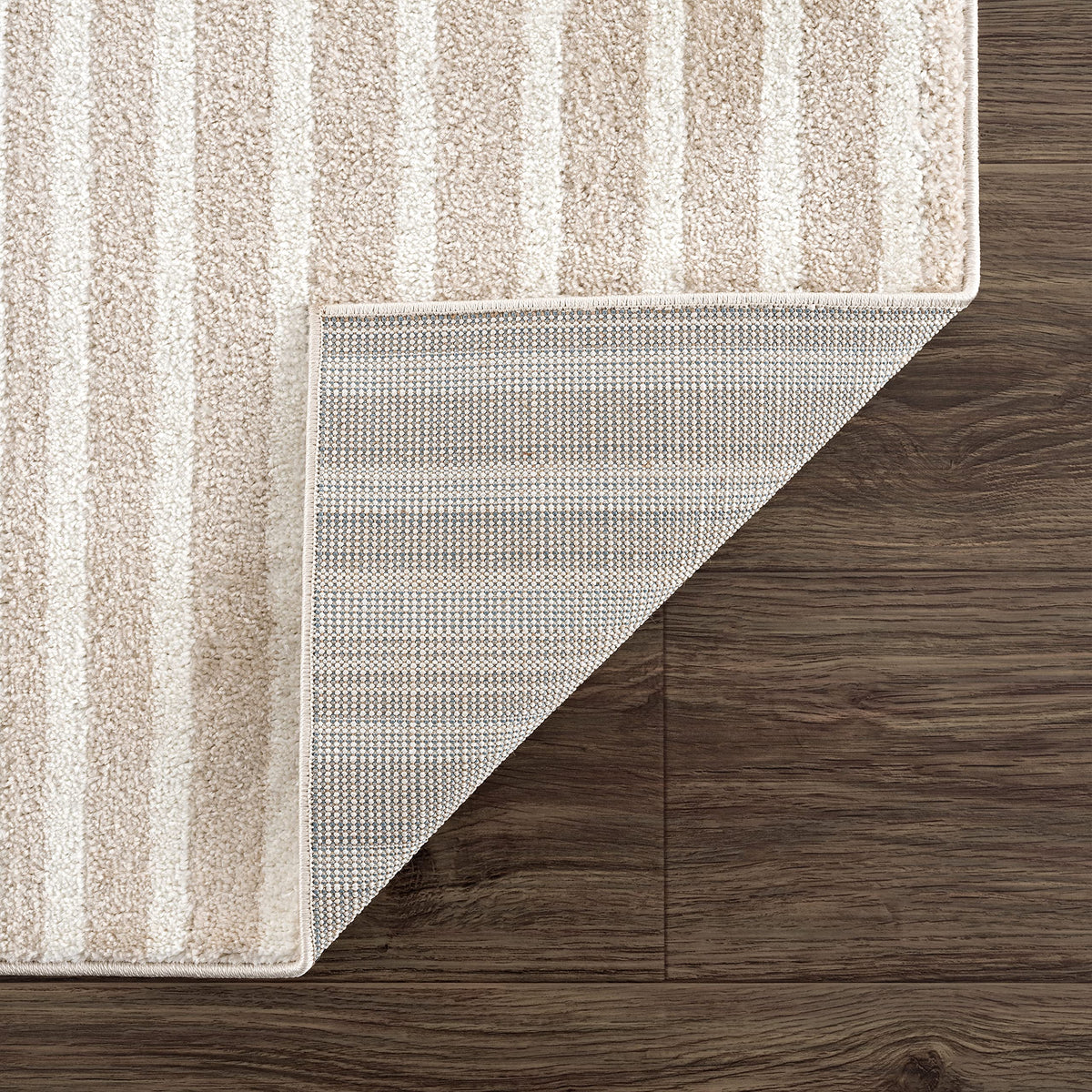 Area Rug for Living Room -Nuevo 2' x 3' Beige Arch Pattern Area Rug by Abani – 2' x 3' (Rectangular), Polypropylene, Cream, Model NUE150A