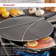 KitchenAid Black / 13 inches / Modern Splatter Screens