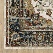Venice / 54X by Oriental Weavers – 7'10" x 10', Polypropylene, Beige/ Blue, Model V054X8240305ST