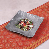 Square Plate by Elite Global Solutions – 10" sq., Melamine, Coal, Pack of 6, Model D10134SQ-CO