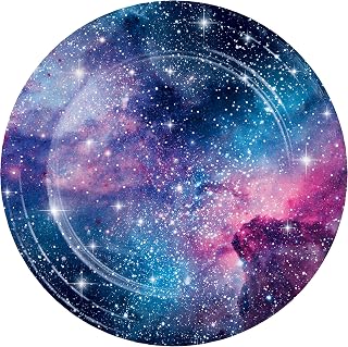 Creative Converting Galaxy Party Dinner Plates, 24 ct