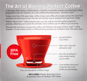 64008 Red Ready Joe Filter Cone by Melitta – 1 Count, 64 ounces, Plastic, Red, Model 0055437640701