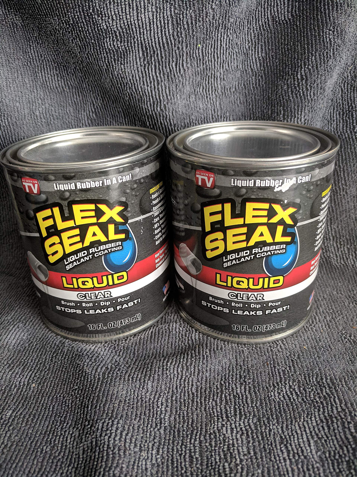Lqid Clr 16oz by Flex Seal – 16 oz, clear, Pack of 6, Model LFSCLRR16