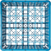 CFS RG49-414 OptiClean 49 Compartment Glass Rack with 4 Extenders by Carlisle FoodService Products – 10.3", Glass, Carlisle Blue, Model CARG49-414000-B01001