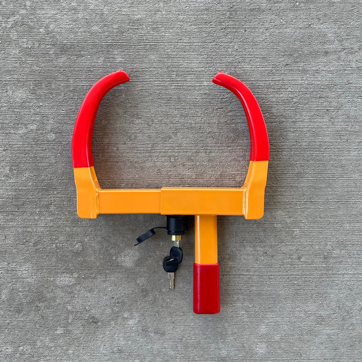 Buffalo Tools : Wheel Clamp Lock by Black Bull – Alloy Steel, Yellow, Red, Model WCL