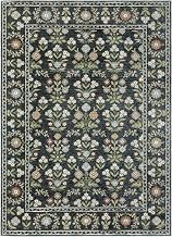 Oriental Weavers Row Andorra 3710A - 7'10" x 10'10" Area Rug - in Blue/Multi - Vintage, Traditional, Living Room, Family Room, Dining Room, Bed Room Area Rug
