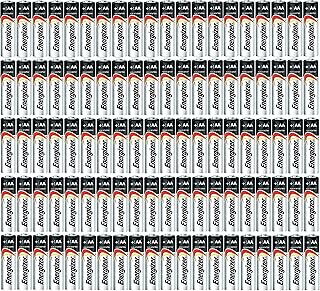 Energizer AA Max Alkaline E91 Batteries Made in USA - Expiration 12/2024 or Later - 100 Count