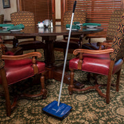 Carlisle FoodService Products Duo-Sweeper Rubberized Carpet and Floor Sweeper – Efficient Manual Cleaning for Restaurants with Low Pile Carpets – Broom