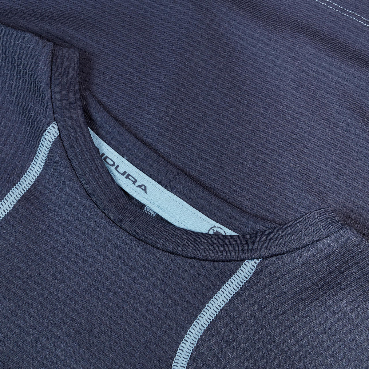 Unisex Corner Long Sleeve Cycling Shirt Obre Blue by Endura – X-Small, Obre Blue, Model UCornerLongSleeveShirt1.0