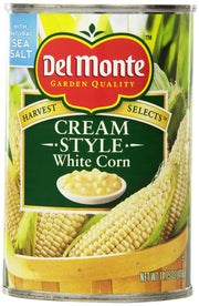 White Cream Corn - 14.75 oz. can by Del Monte – 14.75 Ounce (Pack of 12), Pack of 12, Model 18313