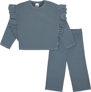 Gerber Baby Girls' Toddler Sweater Knit Top and Cropped Pant Set