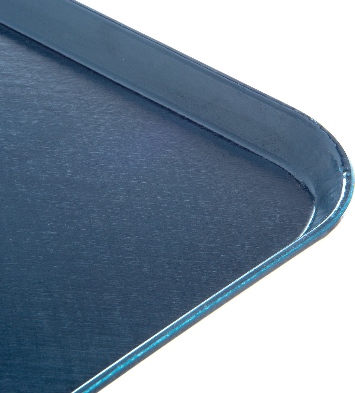 Fiberglass Hospital Fast Food Tray by DINEX – 20" x 15" x 0.5", Blue, Model DX1089M50