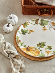Bico Woodland Critters Dinner Plates, 11 Inch Ceramic, Set of 4