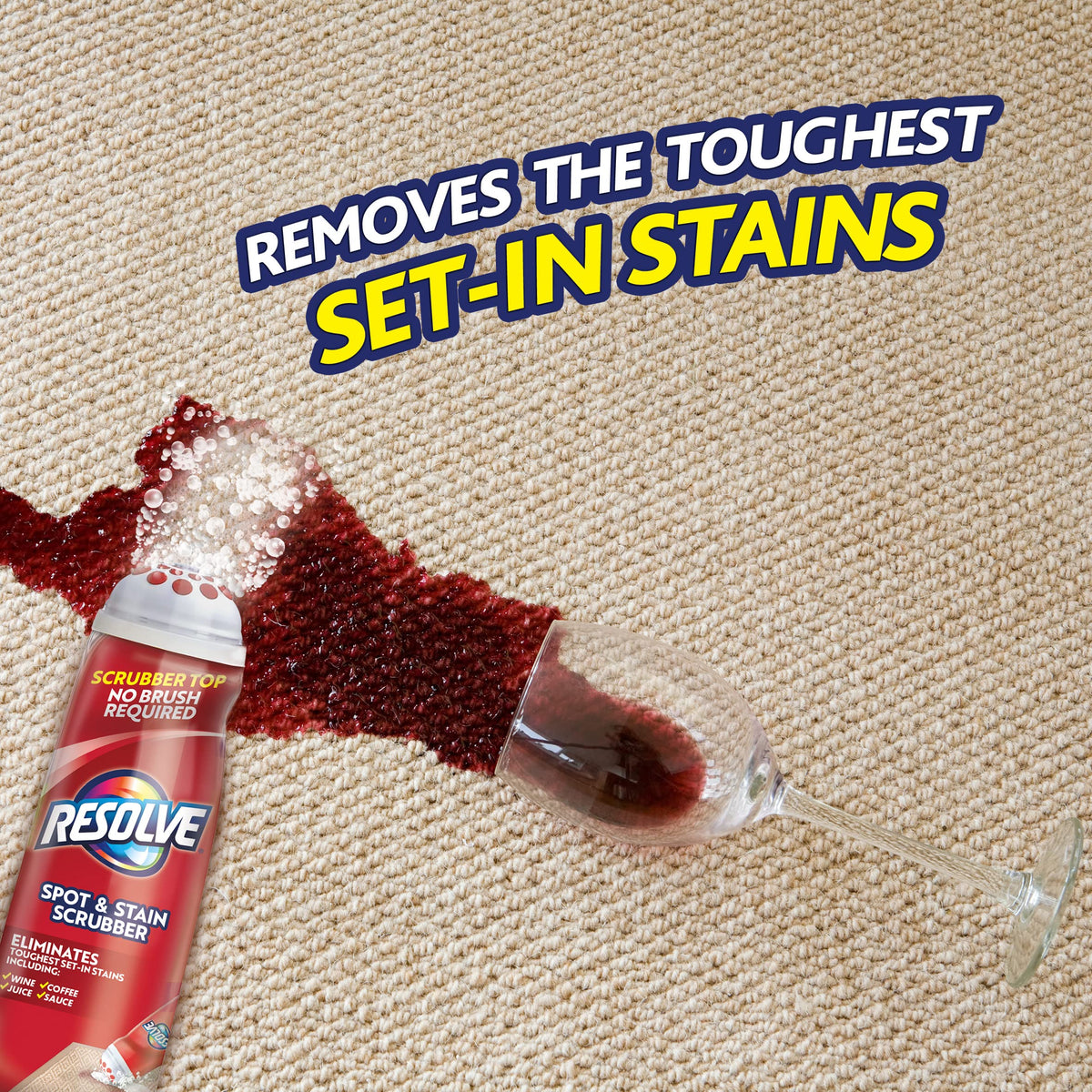 Resolve 6.7 Ounce (Pack of 1) / Red / 1 Carpet Spot Cleaning Sprays
