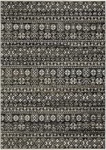 Oriental Weavers Chamberlain Area Rug - CH07C - 5'3" x 7'6" - in Black/Grey - Tribal Influnced Style, Stain Resistant, Family and Pet Friendly, Bedroom, Office Rug