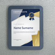 Verticalmate Certificate Holder by Officemate – Plastic, Gray, Model 29172