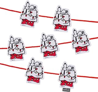 Hallmark Peanuts Snoopy 72" Christmas Garland, Fabric