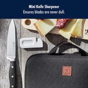 Forged Accent 6-pc Travel Knife Set by HENCKELS – 6-pc, Stainless Steel, Black, Pack of 6, Model 1025282